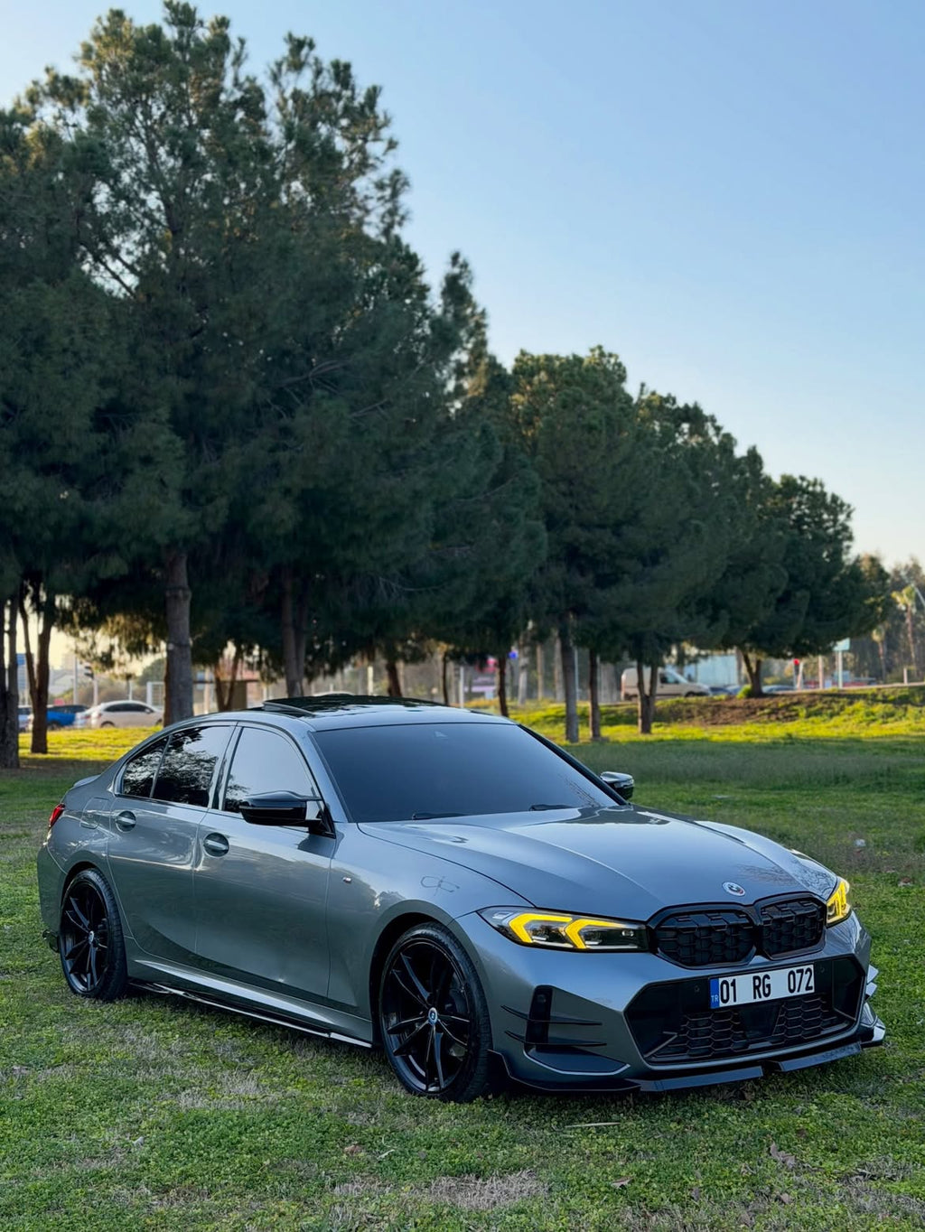 BMW 3 Serisi G20 LCI 2022-2026 M Performance Ön Tampon Eki (Lip)