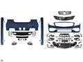 Body Kit W176 Arka PDC, <OO-OO> Egzoz Çıkışlı, Marşpiyelli, Panjurlu -/////AMG A45- 2015-18