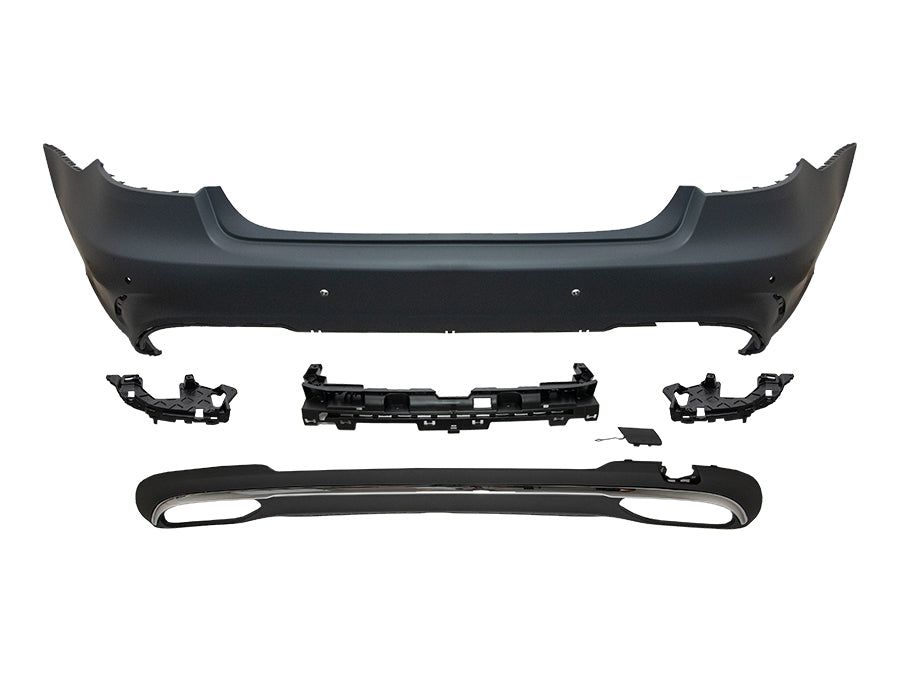 Komple Tampon W212 Arka, PDC'li, <O-O> Egz.Çı kı ş lı -/////AMG+E63- 2013-16