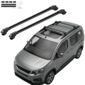 Aluminium Tavan Taşıma Barı Uyumlu CITROEN Berlingo 2024-2025 Siyah