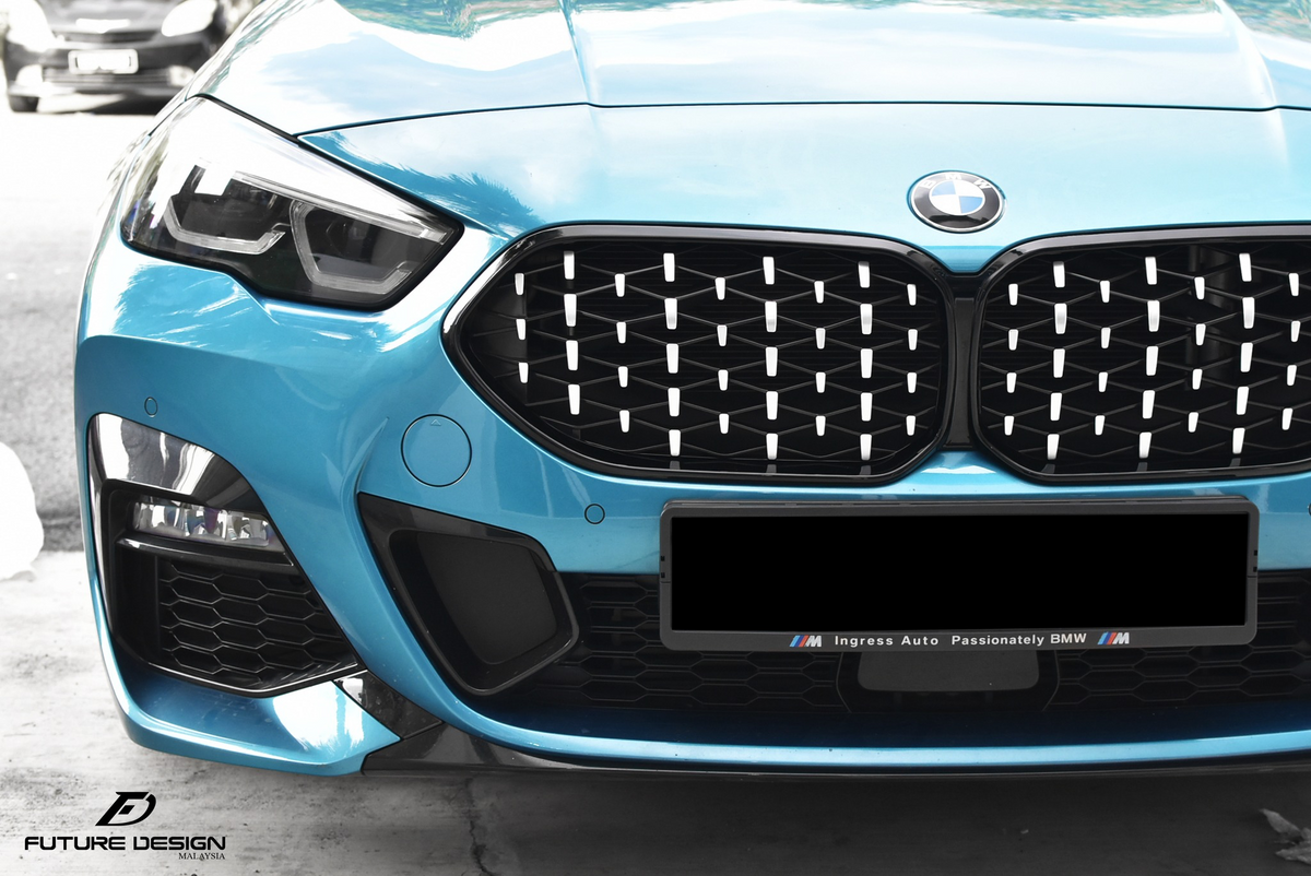 BMW F44 parlak siyah çerçeveli krom detaylı Diamond Style ön panjur