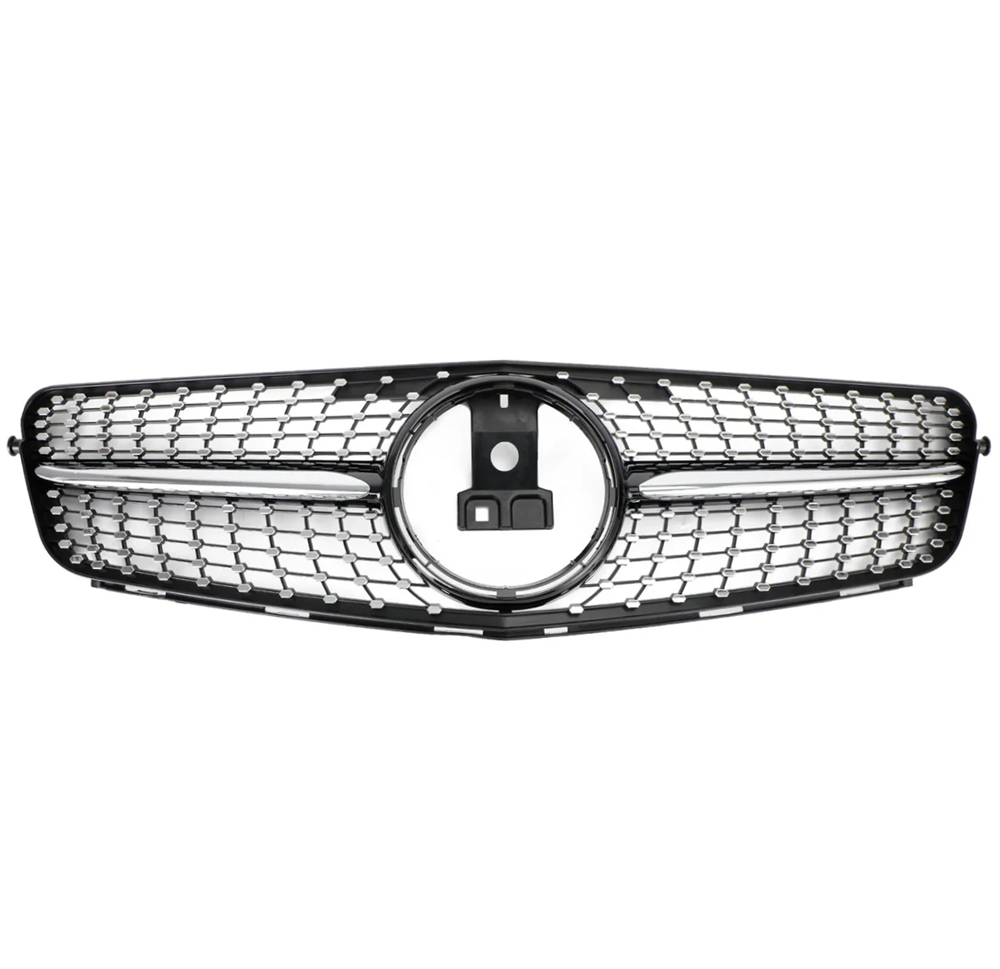 MERCEDES-BENZ C SERİSİ W204 DIAMOND KROM/SIYAH 2008-2014 UYUMLU ÖN PANJUR
