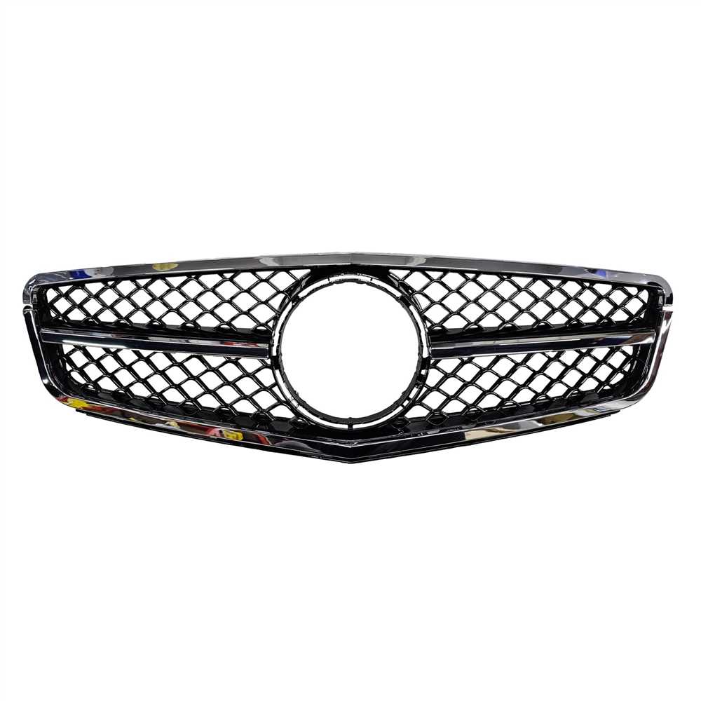 MERCEDES-BENZ C SERİSİ W204 KROM/SIYAH -C63 AMG- (KROM ÇERÇEVE) 2008-2014 UYUMLU ÖN PANJUR