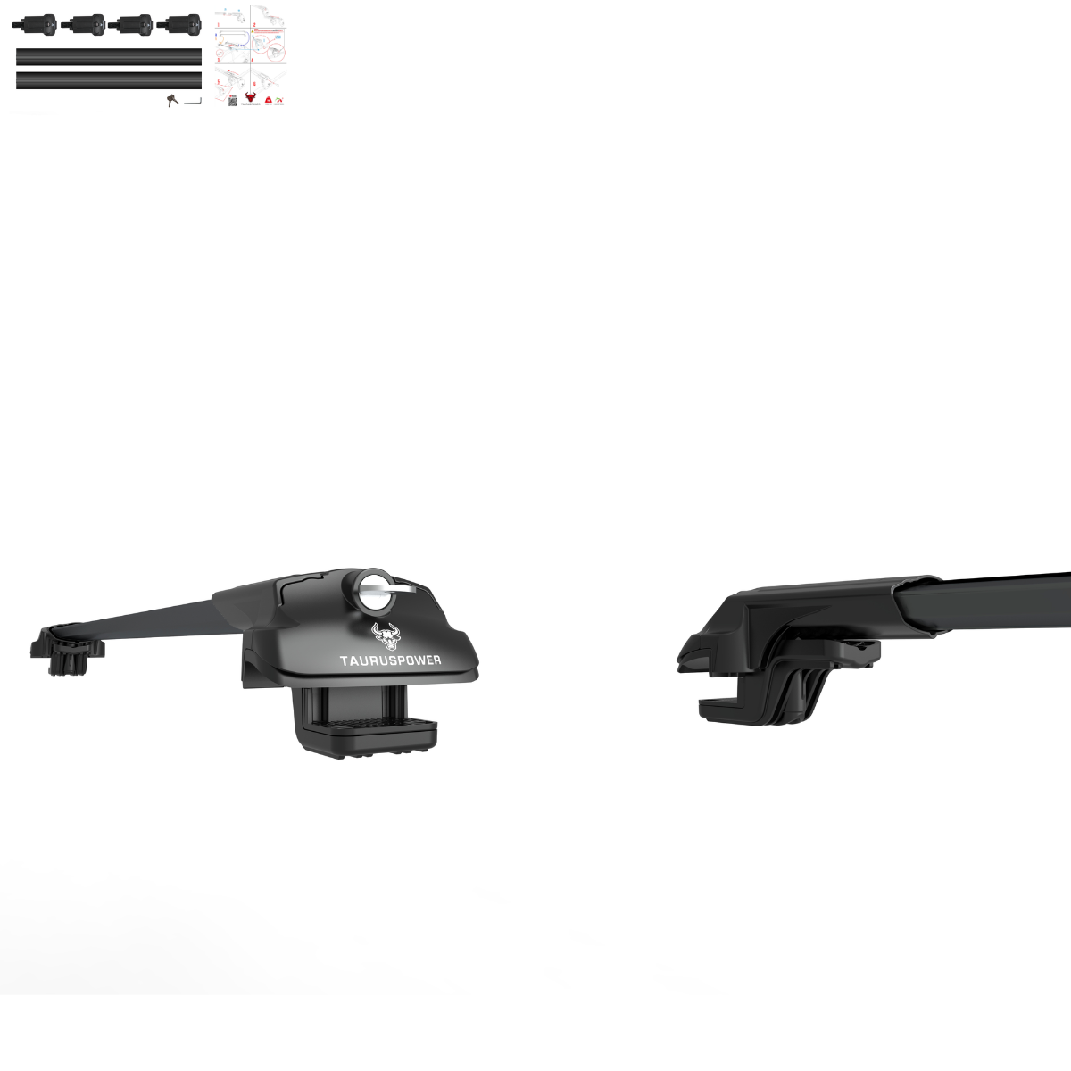 Aluminium Tavan Taşıma Barı Uyumlu NISSAN Qashqai J11 2014-2021 Siyah