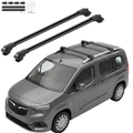 Aluminium Tavan Taşıma Barı Uyumlu OPEL Combo E 2019-2022 Siyah