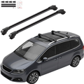 Aluminium Tavan Taşıma Barı Uyumlu SEAT Alhambra MK2 7N 2010-2020 Siyah