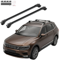 Aluminium Tavan Taşıma Barı Uyumlu VW VOLKSWAGEN Tiguan 5N Allspace 2018-2020 Siyah