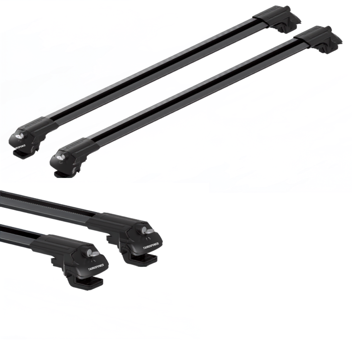Aluminium Tavan Taşıma Barı Uyumlu VW VOLKSWAGEN Tiguan 5N 2007-2016 Siyah