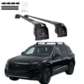 Aluminium Tavan Taşıma Barı Uyumlu VW VOLKSWAGEN Touareg 2019-2023 Siyah