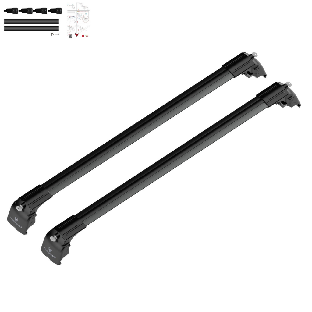 Aluminium Tavan Taşıma Barı Uyumlu VW VOLKSWAGEN Passat Variant B8 2015-2023 Siyah