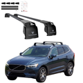 Aluminium Tavan Taşıma Barı Uyumlu VOLVO XC60 2018-2025 Siyah
