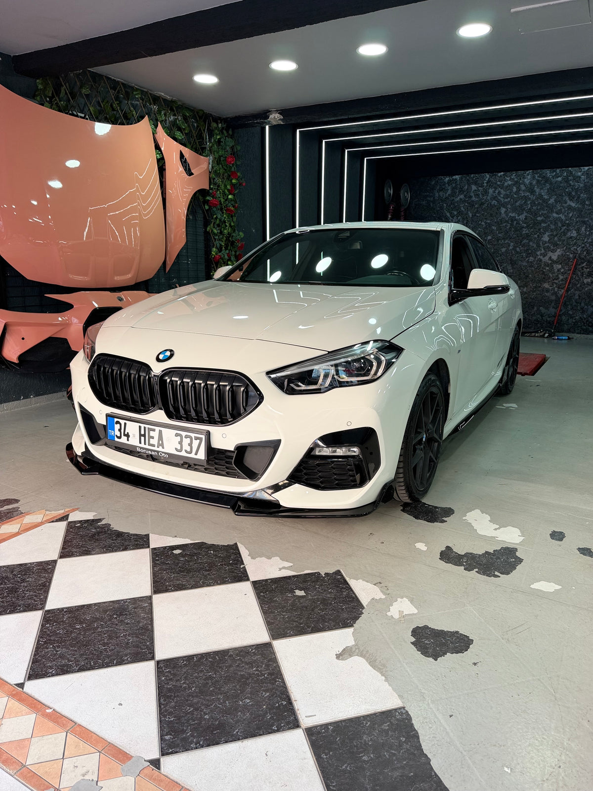 BMW 2 Serisi F44 M Sport parlak siyah Ön Tampon Eki Lip