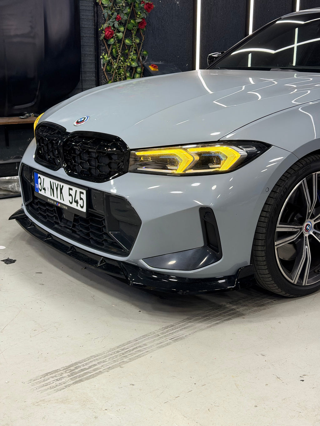 BMW 3 Serisi G20 LCI 3 Parça DK Tasarım Ön Tampon Eki (Lip)