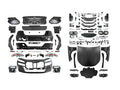 Komple Body Kit F01 [DÖNÜŞÜM => G70] <O-O> Egzoz Çıkışlı, Kaput/Çamurluk/Bagaj Kap., Panjurlu, Far/Stop -///M-Sport- 2008-12