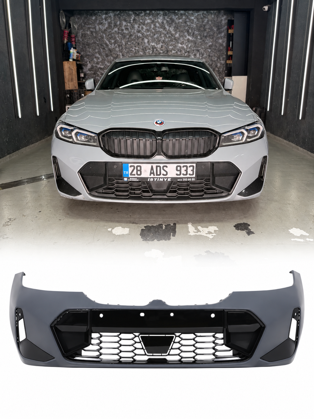 BMW 3 Serisi G20 LCI 2022+ ACC Radar Destekli Ön Tampon