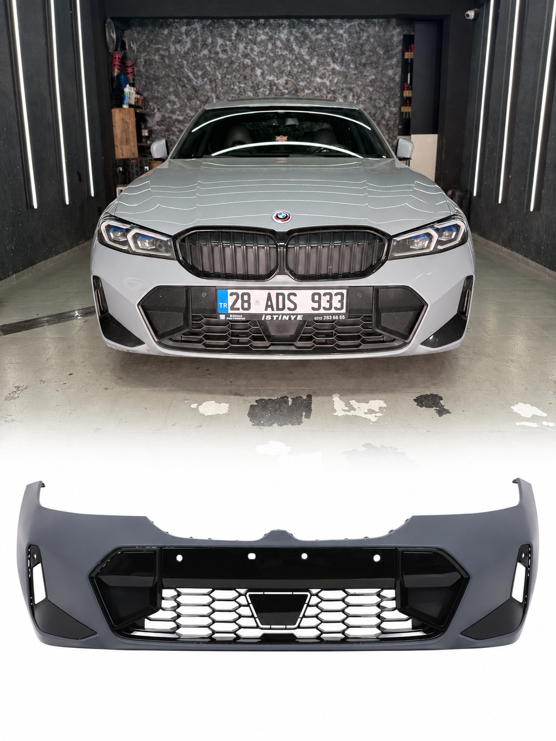 BMW 3 Serisi G20 LCI 2022+ ACC Radar Destekli Ön Tampon
