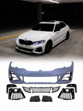 BMW 3 Serisi G20 2019-2021 M340i Tasarım PDC Uyumlu Ön Tampon Seti