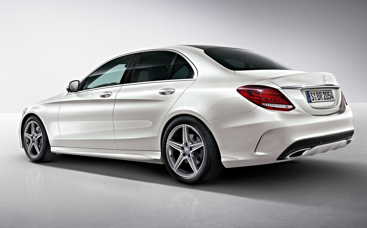 Mercedes W205 Sedan 2014-2018 AMG Style komple arka tampon difüzörlü set ürün görseli 4