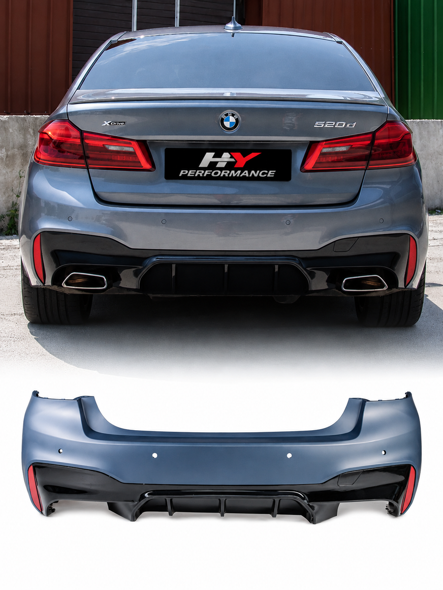 BMW 5 Serisi G30 2017-2023 M5 F90 Style Arka Tampon Seti