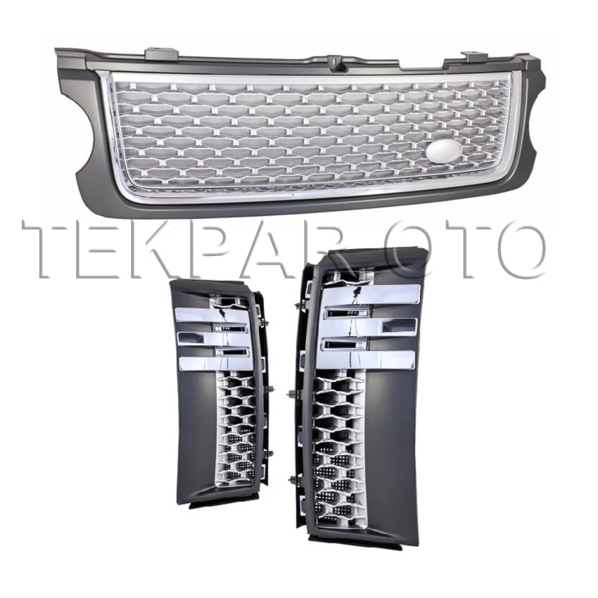 Land Rover VOGUE PANJUR+ÇAMURLUK IZGARA SETİ GRİ 02-12