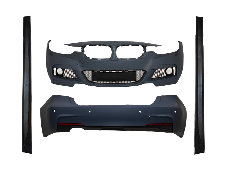 Body Kit F30+LCI Far Yıkamalı, Arka PDC, <O> Egzoz Çıkışlı, Marşpiyelli -M-Tech- 2012-18