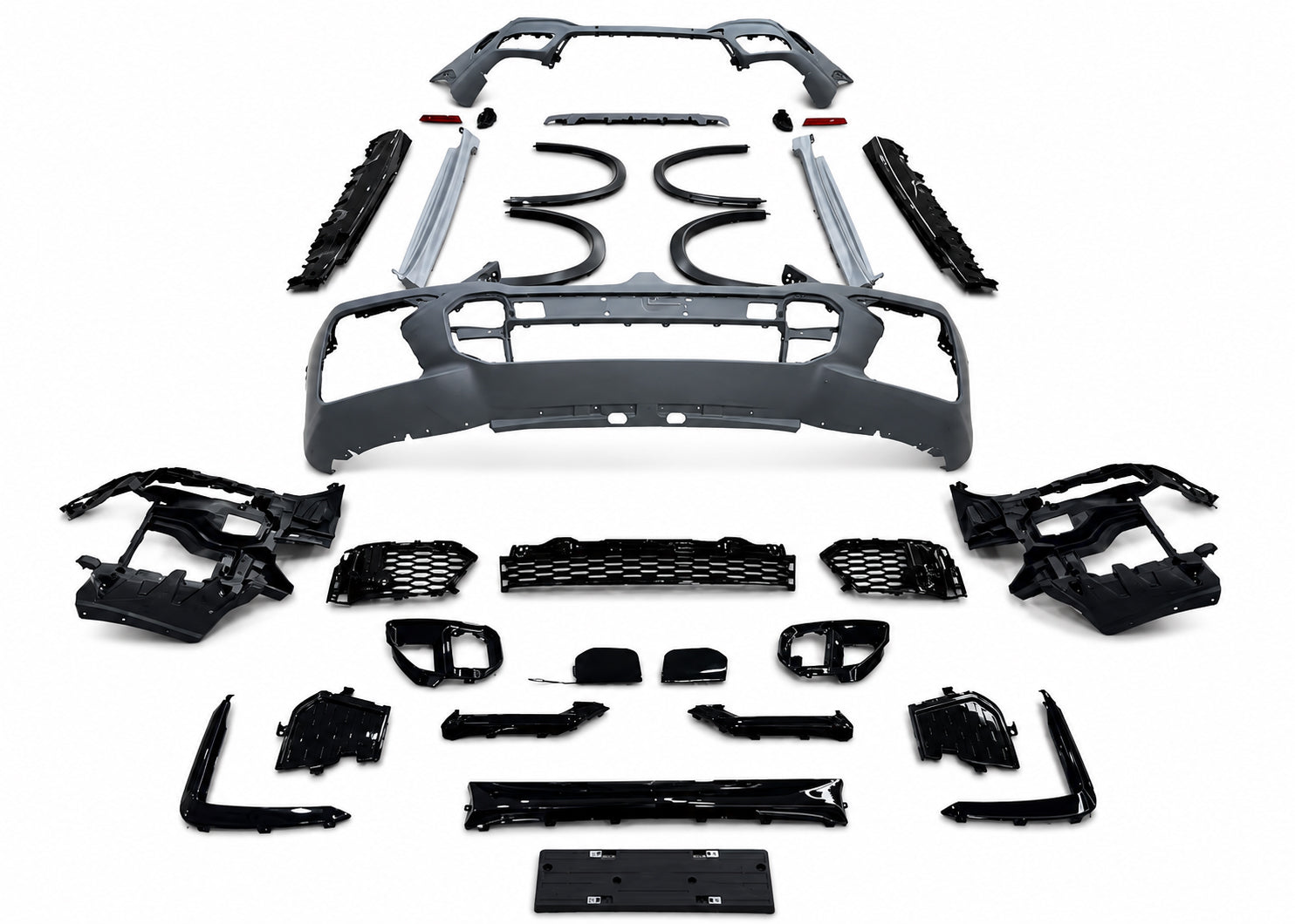 Body Kit X6:G06 Arka PDC, <OO-OO> Egzoz Çıkışlı, Marşpiyelli, Dodikler -X6M- 2019-22