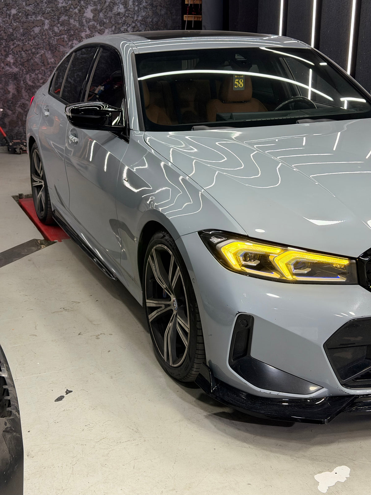 BMW 3 Serisi G20 LCI 3 Parça DK Tasarım Ön Tampon Eki (Lip)