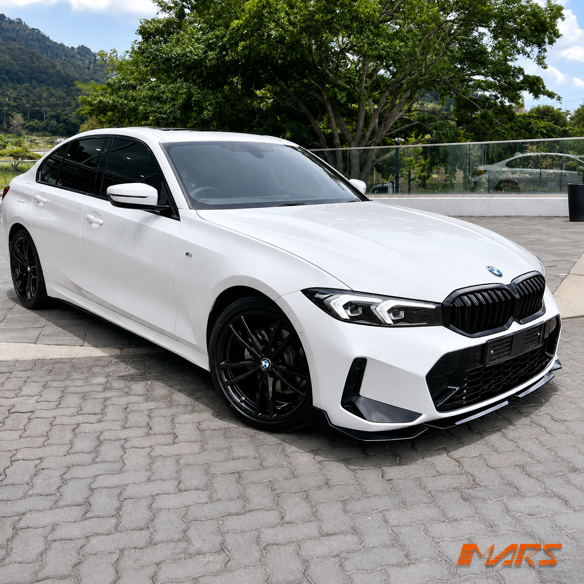 BMW 3 Serisi G20 LCI 2022+ M Performance Ön Tampon Eki (Lip)