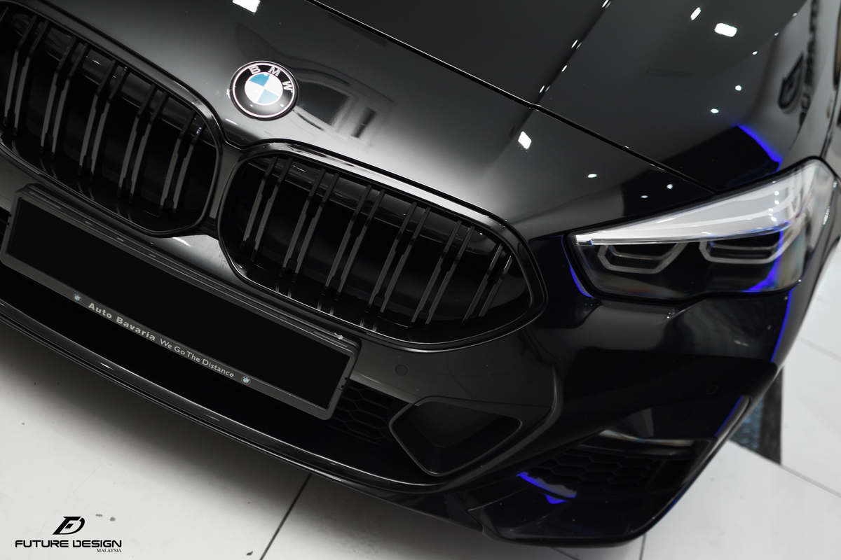 BMW 2 Serisi F44 2020+ parlak siyah çift çıtalı panjur