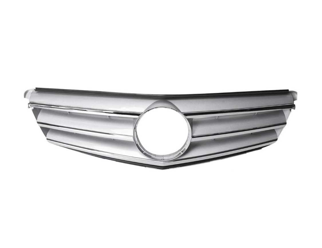 MERCEDES-BENZ C SERİSİ W204 KROM/GÜMÜŞ -AVG 2008-2014 UYUMLU ÖN PANJUR