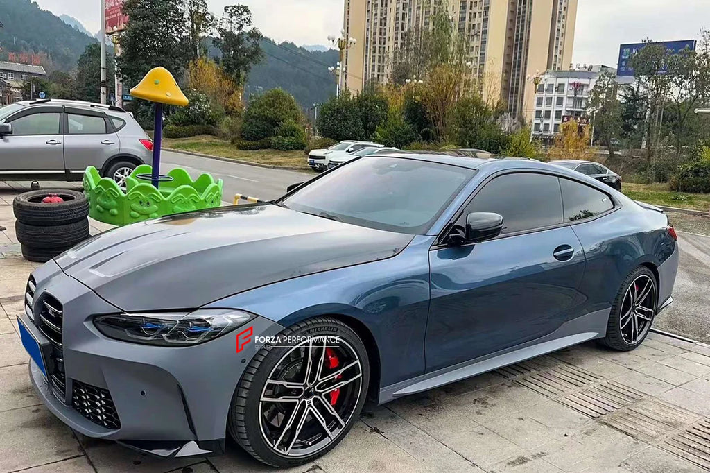 BMW G22 G23 M4 Style tampon panjur difüzör seti ürün görseli 3