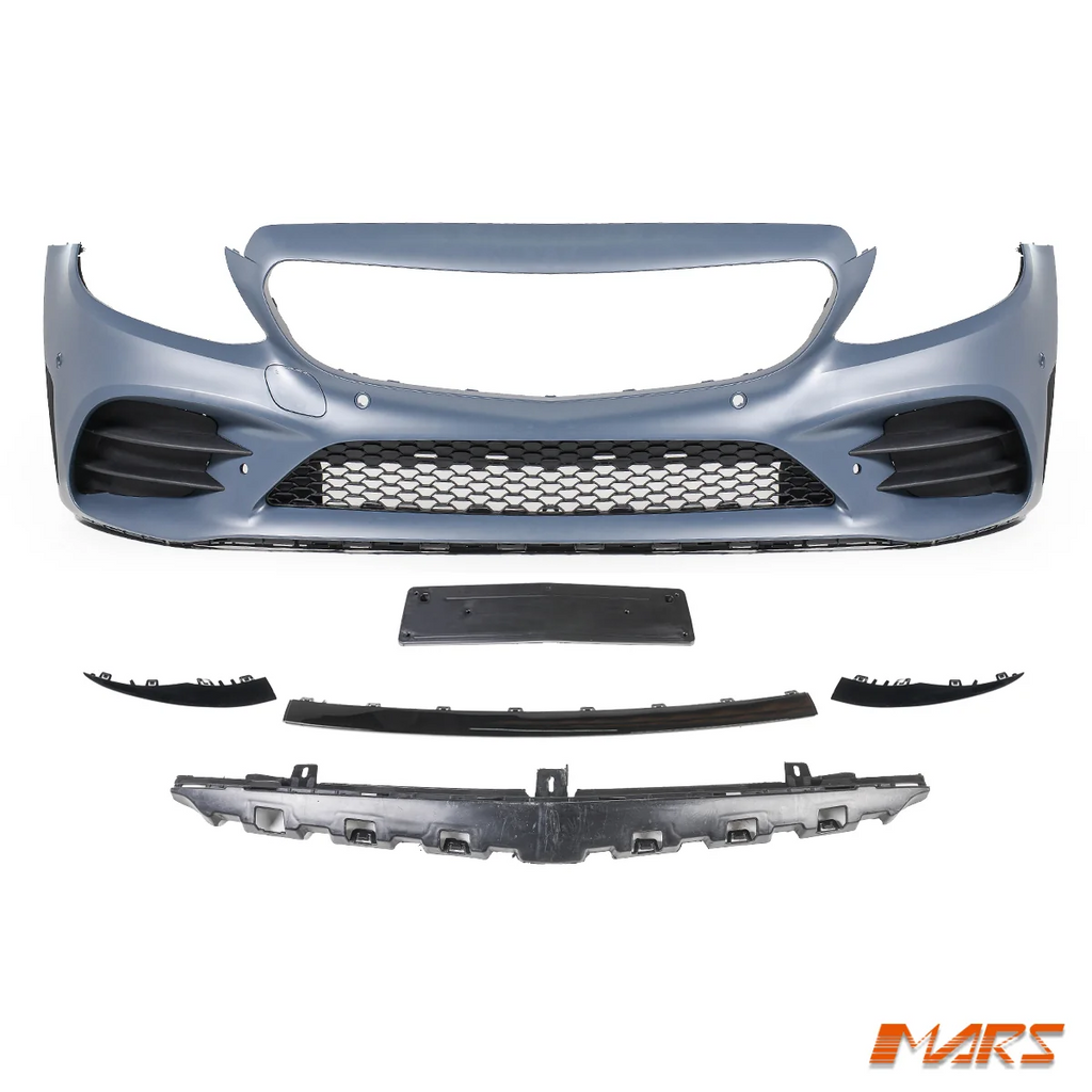 Mercedes C Serisi W205 C205 2019 makyajlı C43 AMG Style ön tampon seti ürün görseli 13