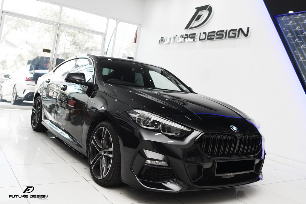 BMW F44 Gran Coupe 2020+ çift çıtalı parlak siyah ön panjur