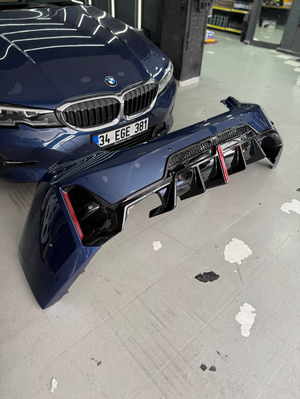 BMW 3 Serisi G20 2018-2026 VTEN Arka Tampon Body Kit Seti