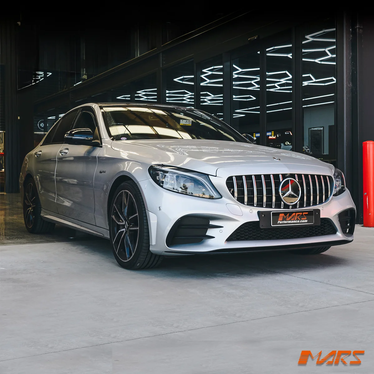 Mercedes C Serisi W205 C205 2019 makyajlı C43 AMG Style ön tampon seti ürün görseli 12