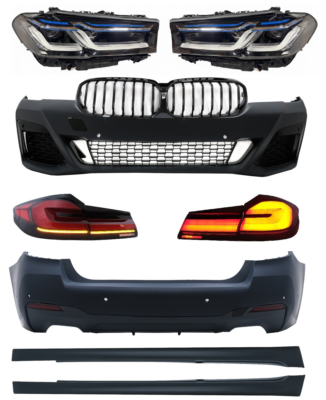 G30 MAKYAJSIZ UYUMLU LCI M SPORT DÖNÜŞÜM SETİ (LASER FAR)