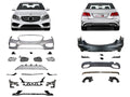 Body Kit W212 Ön/Arka PDC, <O-O> Egzoz Çıkışlı -/////AMG- 2013-16