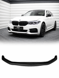 BMW 5 Serisi G30 M Sport 2017-2020 Ön Tampon Eki (Lip) Parlak Siyah