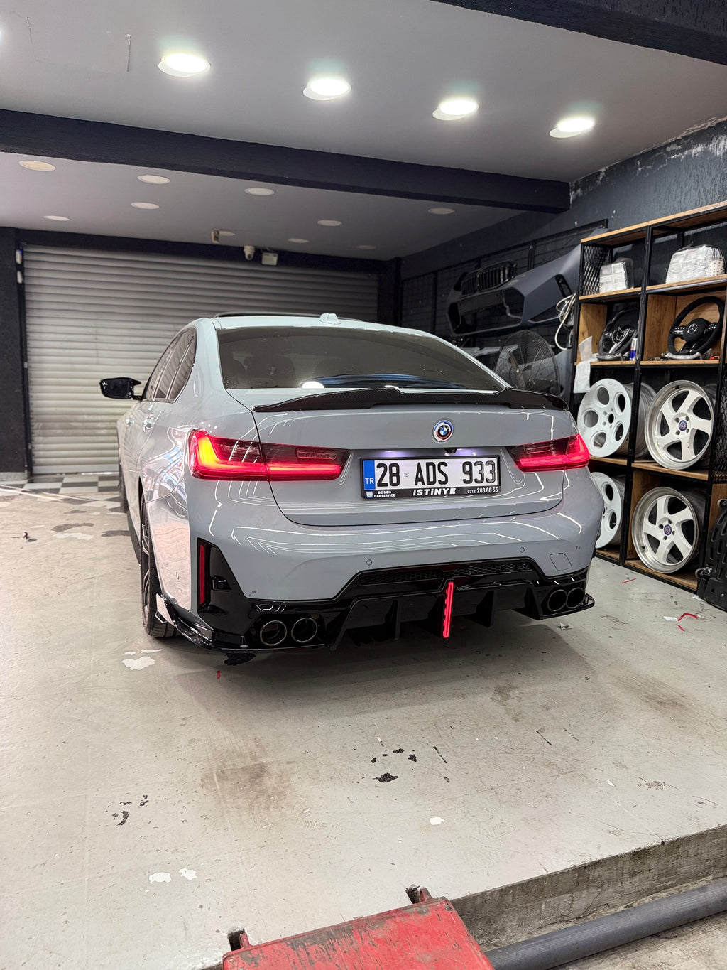 BMW 3 Serisi G20 2018-2026 Uyumlu Psm Style Spoyler - Parlak Siyah