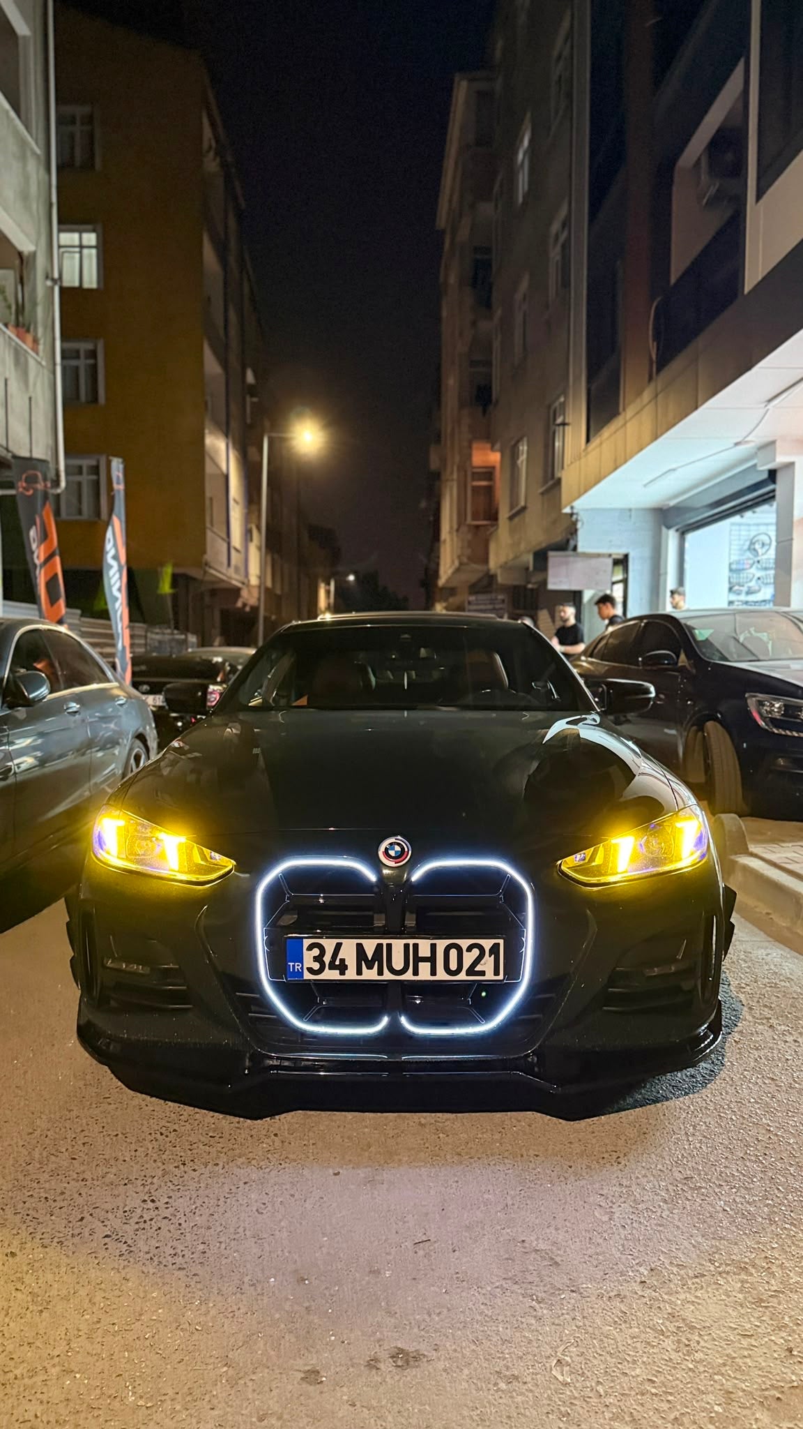 BMW G23 Cabrio 2020+ M4 CSL Style LED ışıklı ön panjur