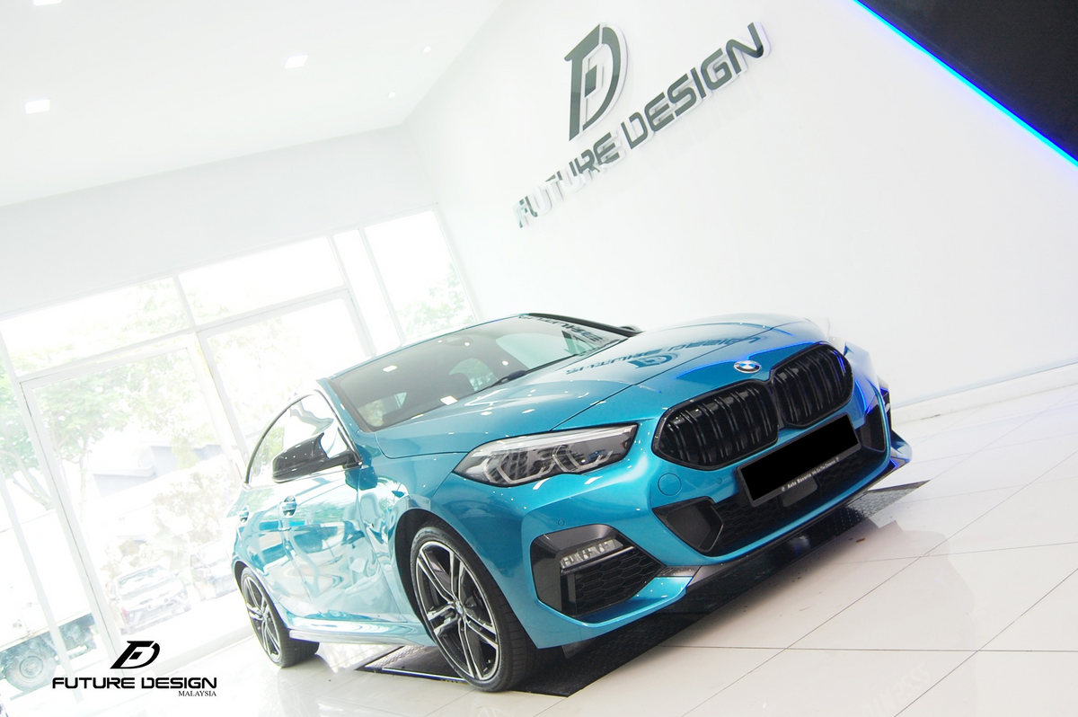 BMW F44 çift çıtalı Style parlak siyah böbrek panjur