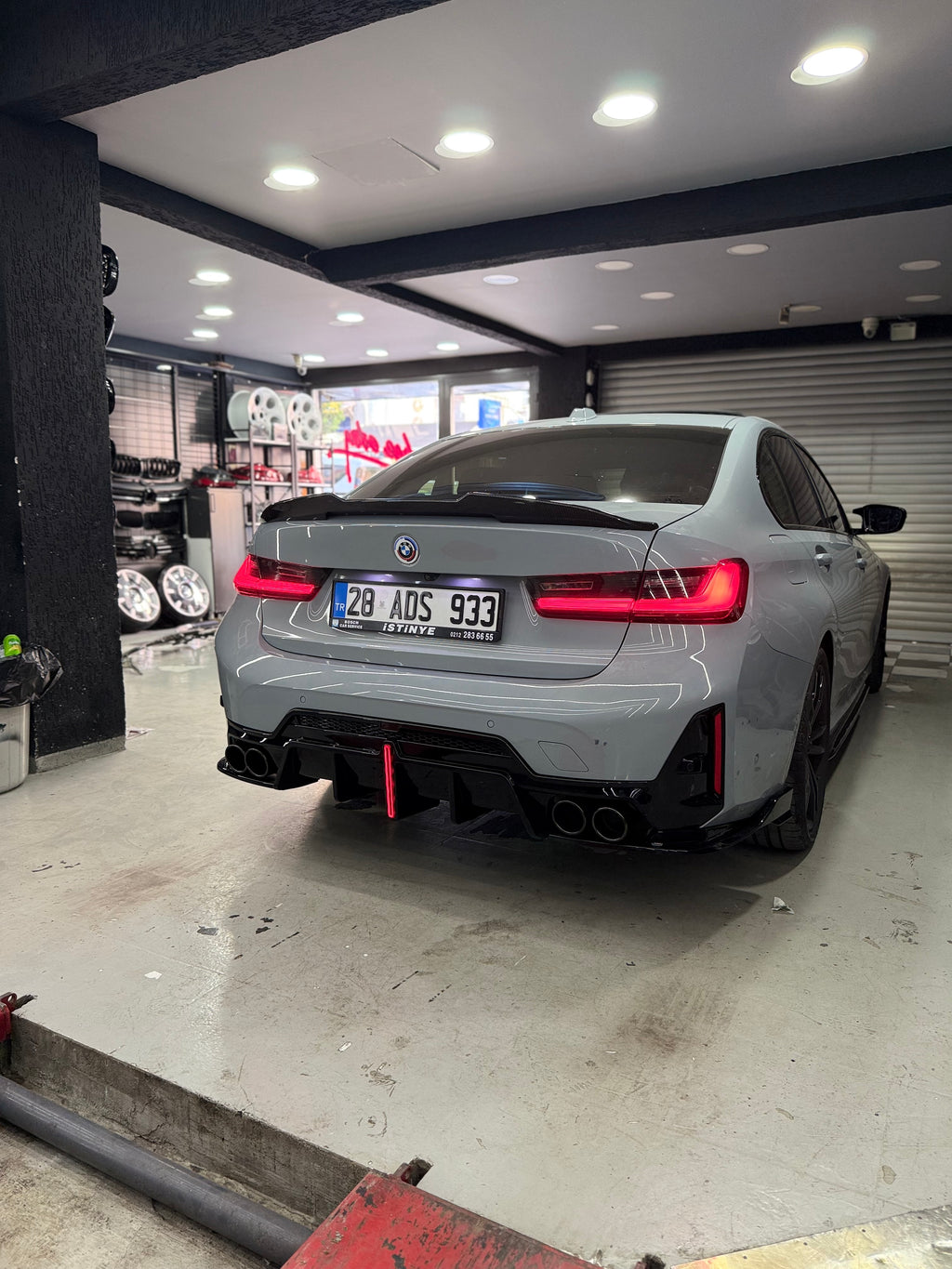BMW 3 Serisi G20 2018-2026 Uyumlu Psm Style Spoyler - Parlak Siyah