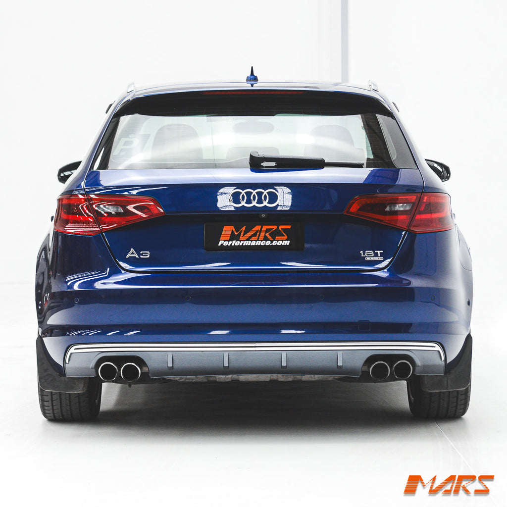 Audi A3 8V 2013-2016 Hatchback S3 Style arka tampon alt eki - HY TUNING