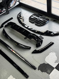 BMW G22 Coupe G23 Cabrio parlak siyah Aero Body Kit M4 panjurlu