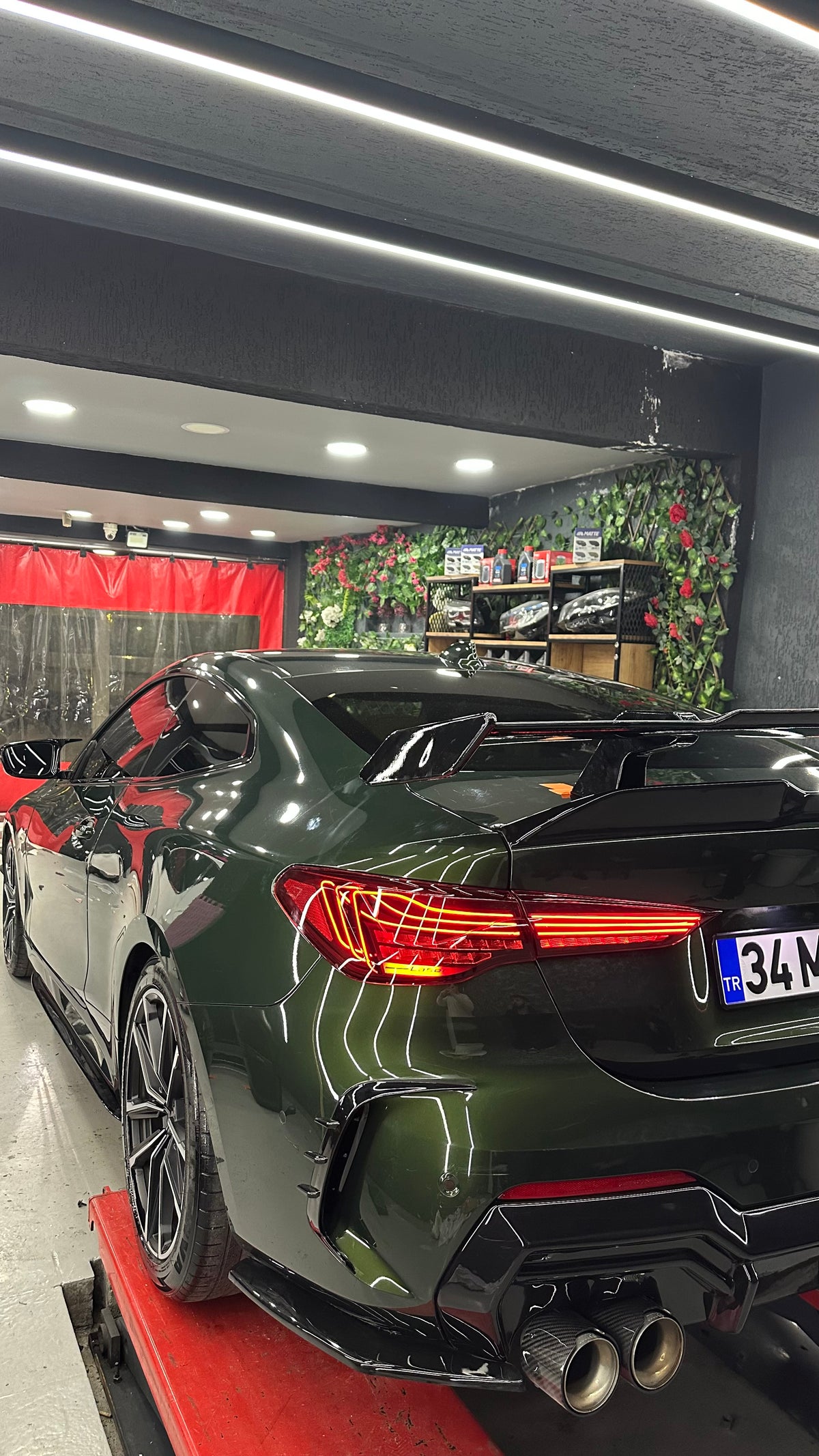 BMW G22 G26 G20 G80 G82 Uyumlu M Performance Style Parlak Siyah Kanat Spoyler (Delme Gerekmez.)