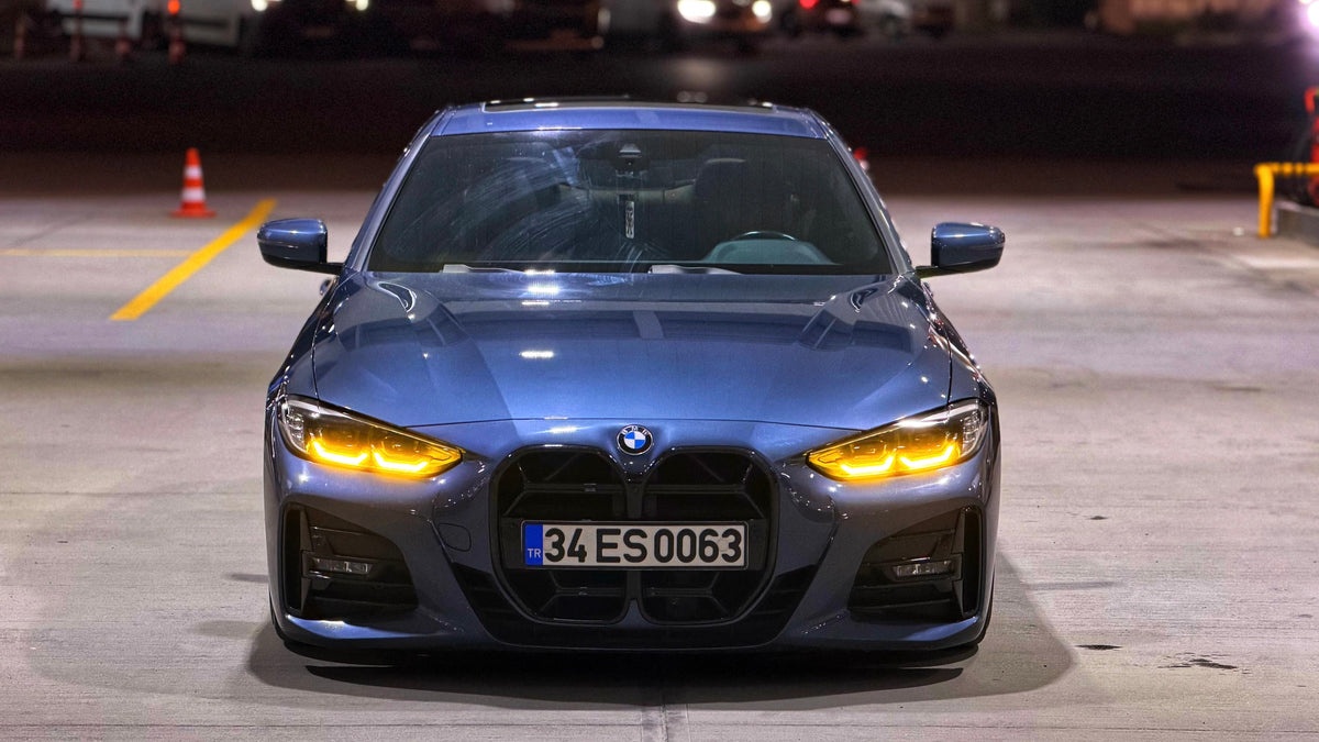 BMW G22 Coupe LED far uyumlu CSL sarı gündüz farı modülü