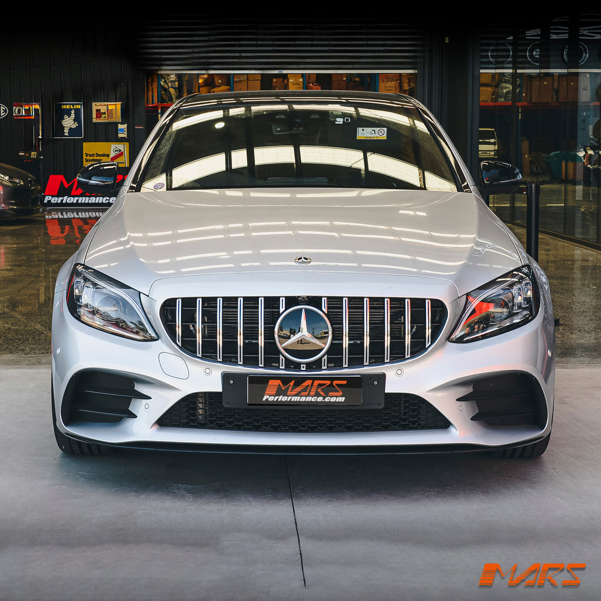 Mercedes C Serisi W205 C205 2019 makyajlı C43 AMG Style ön tampon seti ürün görseli 9