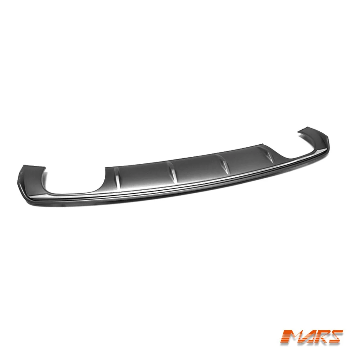 Audi A3 8V 2013-2016 Sedan Cabrio çift taraflı egzoz açıklıklı arka difüzör görünümü - HY TUNING