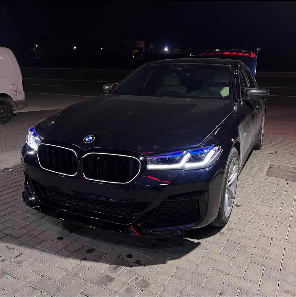 BMW 5 Serisi G30 LCI M5 Style LED panjur araç üzeri görünüm