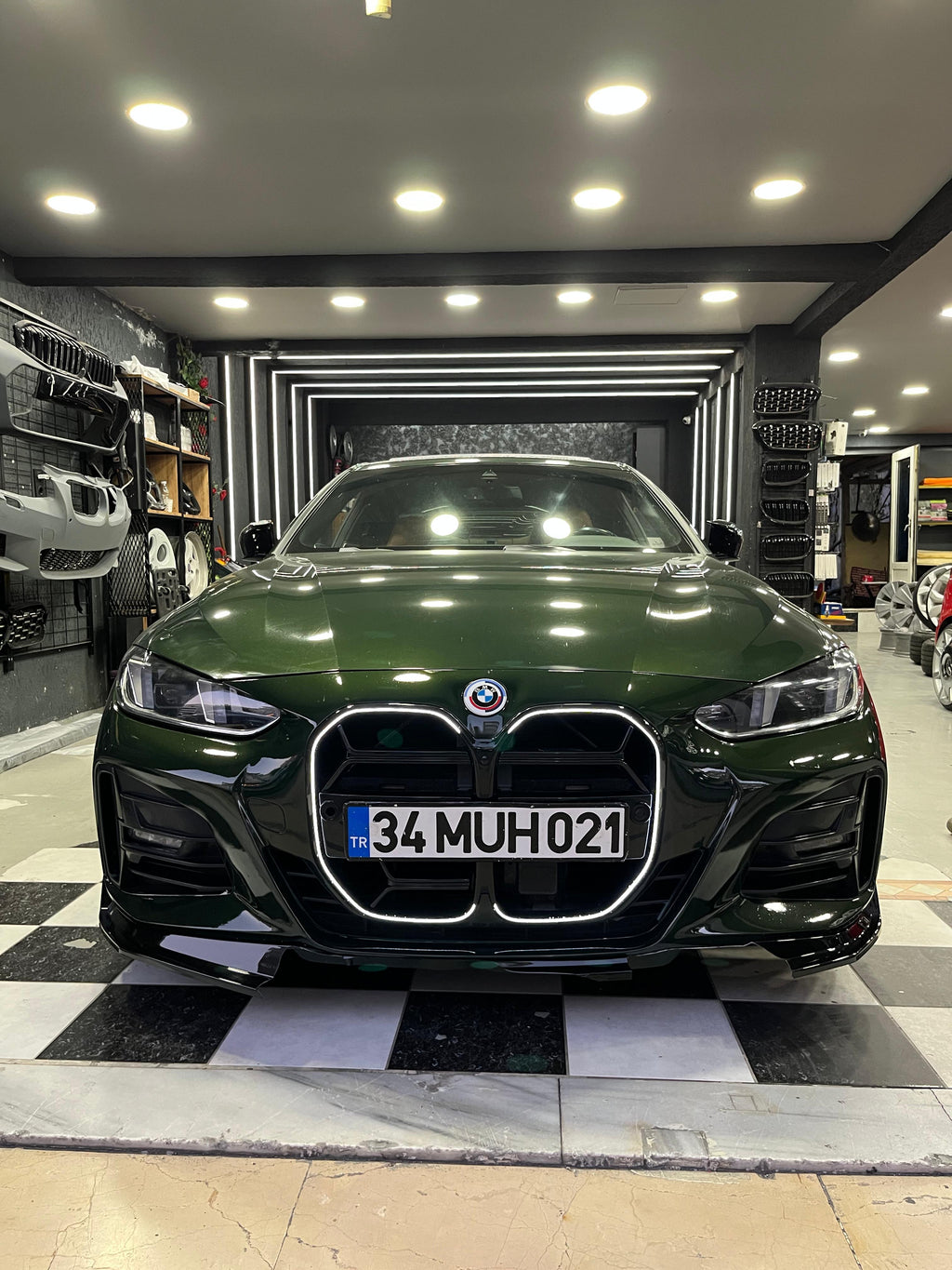 BMW 430i G22 G23 M4 CSL Style LED aydınlatmalı ön panjur